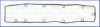 LANCIA 0249A4 Gasket, cylinder head cover